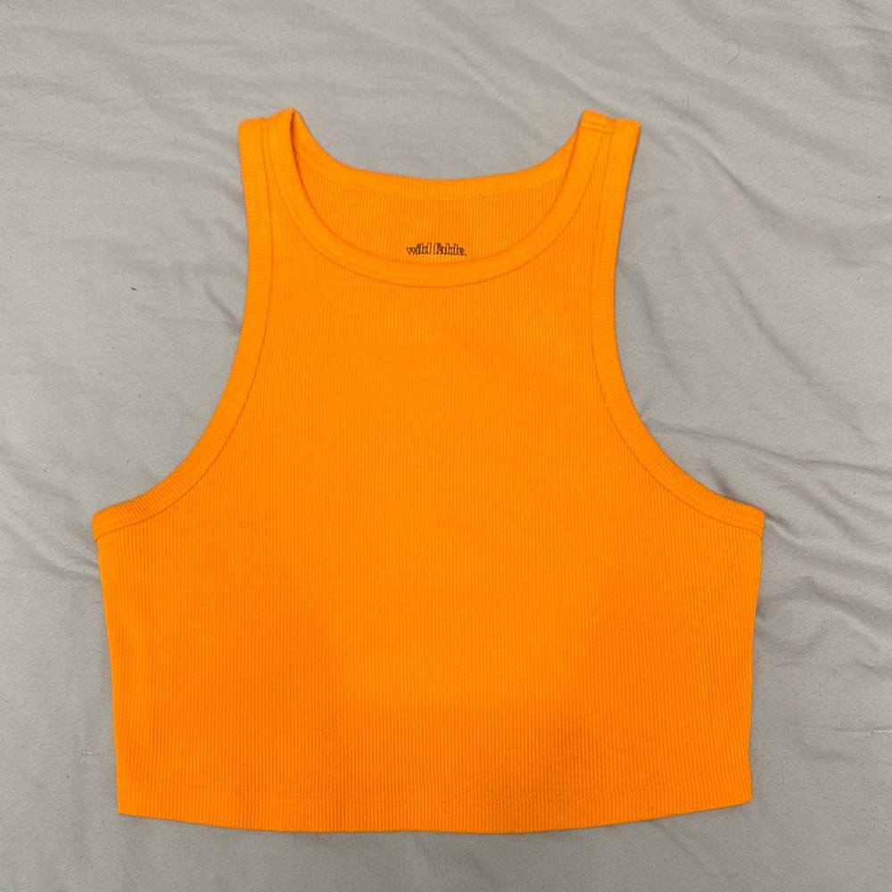 Wild Fable Vibrant Orange Crop Top